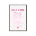 Picture of Pink Self Care _GroupedProduct_Rectangle_Portrait_Framed_Matted_