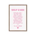 Picture of Pink Self Care _GroupedProduct_Rectangle_Portrait_Framed_Matted_