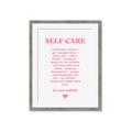 Picture of Pink Self Care _GroupedProduct_Rectangle_Portrait_Framed_Matted_
