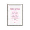 Picture of Pink Self Care _GroupedProduct_Rectangle_Portrait_Framed_Matted_
