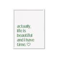 Picture of Green Life _GroupedProduct_Rectangle_Portrait_Framed_Matted_
