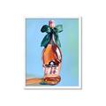 Picture of My Rosé Bottle _GroupedProduct_Rectangle_Portrait_Framed_Matted_