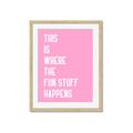 Picture of Fun Stuff Happens _GroupedProduct_Rectangle_Portrait_Framed_Matted_