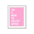 Picture of Fun Stuff Happens _GroupedProduct_Rectangle_Portrait_Framed_Matted_
