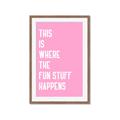 Picture of Fun Stuff Happens _GroupedProduct_Rectangle_Portrait_Framed_Matted_