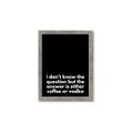 Picture of Coffee or Vodka _GroupedProduct_Rectangle_Portrait_Framed_Matted_