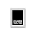 Picture of Coffee or Vodka _GroupedProduct_Rectangle_Portrait_Framed_Matted_