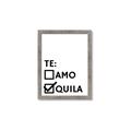 Picture of Tequila Te Amo _GroupedProduct_Rectangle_Portrait_Framed_Matted_