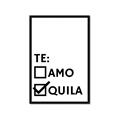 Picture of Tequila Te Amo _GroupedProduct_Rectangle_Portrait_Framed_Matted_