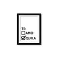 Picture of Tequila Te Amo _GroupedProduct_Rectangle_Portrait_Framed_Matted_