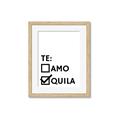 Picture of Tequila Te Amo _GroupedProduct_Rectangle_Portrait_Framed_Matted_