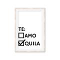 Picture of Tequila Te Amo _GroupedProduct_Rectangle_Portrait_Framed_Matted_
