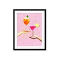 Picture of Cheers to Self-Love _GroupedProduct_Rectangle_Portrait_Framed_Matted_