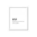 Picture of Quote Wine Hug _GroupedProduct_Rectangle_Portrait_Framed_Matted_