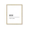 Picture of Quote Wine Hug _GroupedProduct_Rectangle_Portrait_Framed_Matted_