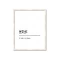 Picture of Quote Wine Hug _GroupedProduct_Rectangle_Portrait_Framed_Matted_