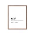 Picture of Quote Wine Hug _GroupedProduct_Rectangle_Portrait_Framed_Matted_