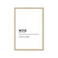 Picture of Quote Wine Hug _GroupedProduct_Rectangle_Portrait_Framed_Matted_