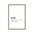 Picture of Quote Wine Hug _GroupedProduct_Rectangle_Portrait_Framed_Matted_