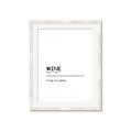 Picture of Quote Wine Hug _GroupedProduct_Rectangle_Portrait_Framed_Matted_