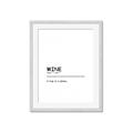 Picture of Quote Wine Hug _GroupedProduct_Rectangle_Portrait_Framed_Matted_