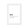 Picture of Quote Wine Hug _GroupedProduct_Rectangle_Portrait_Framed_Matted_
