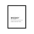 Picture of Quote Whiskey Censored _GroupedProduct_Rectangle_Portrait_Framed_Matted_