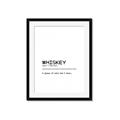 Picture of Quote Whiskey Censored _GroupedProduct_Rectangle_Portrait_Framed_Matted_