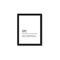Picture of Quote Gin Question _GroupedProduct_Rectangle_Portrait_Framed_Matted_