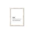 Picture of Quote Gin Question _GroupedProduct_Rectangle_Portrait_Framed_Matted_