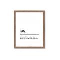 Picture of Quote Gin Question _GroupedProduct_Rectangle_Portrait_Framed_Matted_