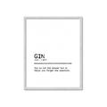 Picture of Quote Gin Question _GroupedProduct_Rectangle_Portrait_Framed_Matted_