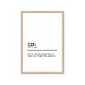 Picture of Quote Gin Question _GroupedProduct_Rectangle_Portrait_Framed_Matted_