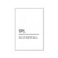 Picture of Quote Gin Question _GroupedProduct_Rectangle_Portrait_Framed_Matted_