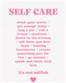 Picture of Pink Self Care _GroupedProduct_Rectangle_Portrait_Unframed_Print_Only_