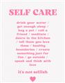 Picture of Pink Self Care _GroupedProduct_Rectangle_Portrait_Unframed_Print_Only_