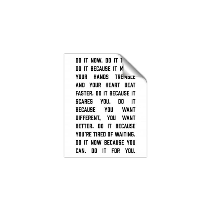 Picture of Do It Now _GroupedProduct_Rectangle_Portrait_Unframed_Print_Only_