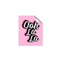 Picture of Ooh La La _GroupedProduct_Rectangle_Portrait_Unframed_Print_Only_