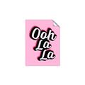 Picture of Ooh La La _GroupedProduct_Rectangle_Portrait_Unframed_Print_Only_