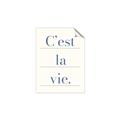 Picture of C'est La Vie II _GroupedProduct_Rectangle_Portrait_Unframed_Print_Only_