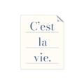 Picture of C'est La Vie II _GroupedProduct_Rectangle_Portrait_Unframed_Print_Only_