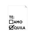 Picture of Tequila Te Amo _GroupedProduct_Rectangle_Portrait_Unframed_Print_Only_