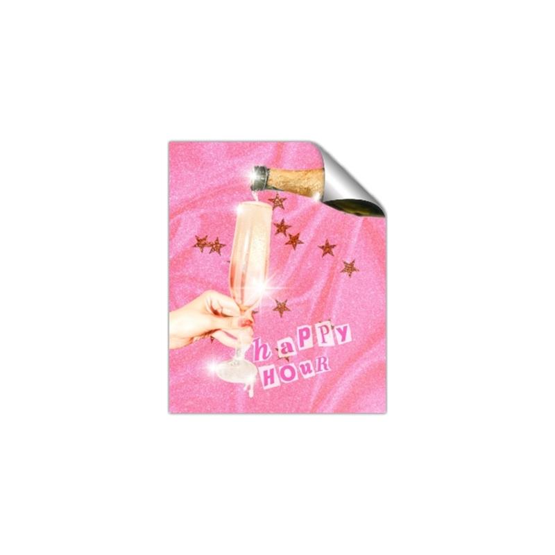 Picture of Happy Hour Champagne _GroupedProduct_Rectangle_Portrait_Unframed_Print_Only_