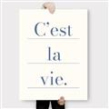 Picture of C'est La Vie II _GroupedProduct_Rectangle_Portrait_Canvas_