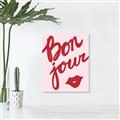 Picture of Red Bonjour Lip _GroupedProduct_Rectangle_Portrait_Canvas_