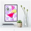 Picture of Disco Martini _GroupedProduct_Rectangle_Portrait_Canvas_Framed_