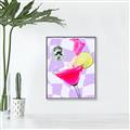 Picture of Disco Martini _GroupedProduct_Rectangle_Portrait_Canvas_Framed_