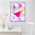 Picture of Disco Martini _GroupedProduct_Rectangle_Portrait_Canvas_Framed_