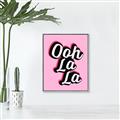 Picture of Ooh La La _GroupedProduct_Rectangle_Portrait_Canvas_Framed_