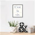 Picture of C'est La Vie II _GroupedProduct_Rectangle_Portrait_Canvas_Framed_